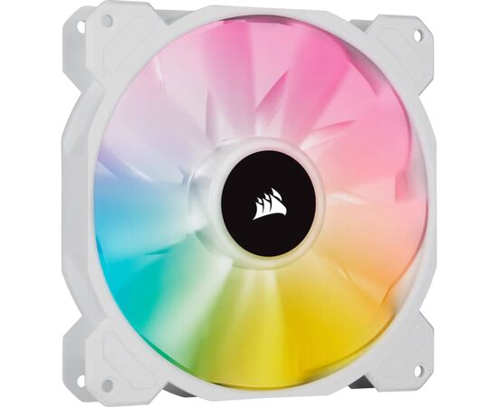 Кулер для корпуса Corsair SP140 RGB ELITE White (CO-9050139-WW), изображение 2 Кулер для корпуса Corsair SP140 RGB ELITE White (CO-9050139-WW), изображение 2