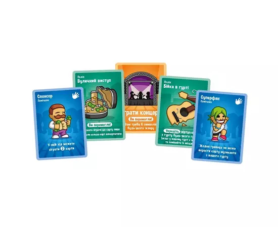 Настільна гра Lord of Boards Збери гурт (Band Grab) (LOB2221UA), зображення 2 Настільна гра Lord of Boards Збери гурт (Band Grab) (LOB2221UA), зображення 2