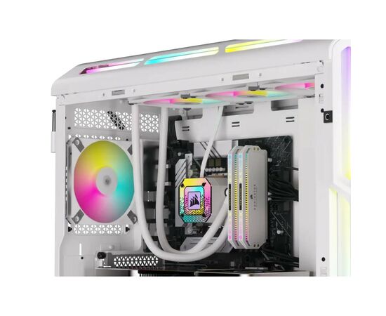Кулер для корпуса Corsair iCUE AF120 RGB Slim White Dual Fan Kit (CO-9050165-WW), изображение 11 Кулер для корпуса Corsair iCUE AF120 RGB Slim White Dual Fan Kit (CO-9050165-WW), изображение 11