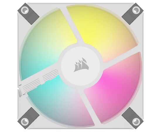 Кулер для корпуса Corsair iCUE AF120 RGB Slim White Dual Fan Kit (CO-9050165-WW), изображение 3 Кулер для корпуса Corsair iCUE AF120 RGB Slim White Dual Fan Kit (CO-9050165-WW), изображение 3