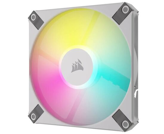 Кулер для корпуса Corsair iCUE AF120 RGB Slim White Dual Fan Kit (CO-9050165-WW), изображение 7 Кулер для корпуса Corsair iCUE AF120 RGB Slim White Dual Fan Kit (CO-9050165-WW), изображение 7