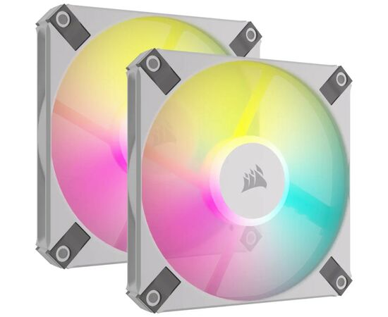 Кулер для корпуса Corsair iCUE AF120 RGB Slim White Dual Fan Kit (CO-9050165-WW)