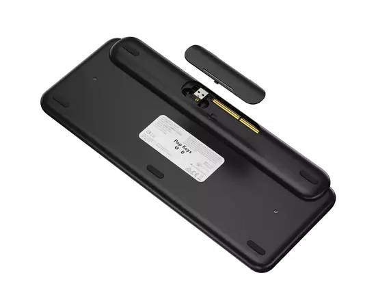Клавиатура Logitech POP Keys Wireless Mechanical Keyboard UA Blast Yellow (920-010735), изображение 5 Клавиатура Logitech POP Keys Wireless Mechanical Keyboard UA Blast Yellow (920-010735), изображение 5