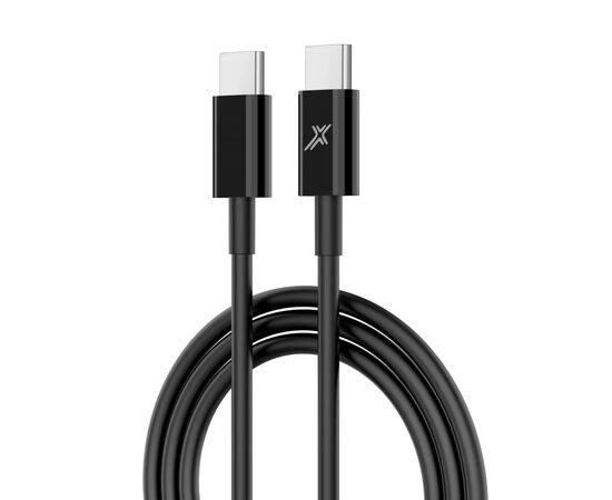 Дата кабель Type-C to Type-C 20W CC-03B Black Grand-X (CC-03B), зображення 2 Дата кабель Type-C to Type-C 20W CC-03B Black Grand-X (CC-03B), зображення 2