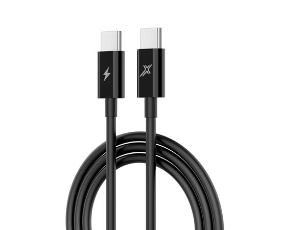 Дата кабель Type-C to Type-C 60W CC-07B Black Grand-X (CC-07B), изображение 2 Дата кабель Type-C to Type-C 60W CC-07B Black Grand-X (CC-07B), изображение 2