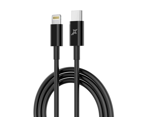 Дата кабель Type-C to Lightning 12W CL-03B Black Grand-X (CL-03B), зображення 2 Дата кабель Type-C to Lightning 12W CL-03B Black Grand-X (CL-03B), зображення 2