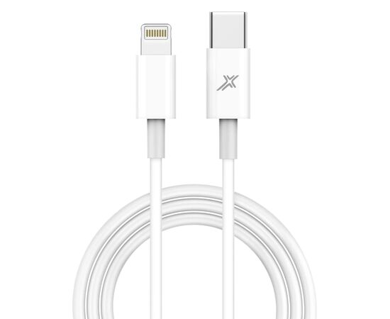 Дата кабель Type-C to Lightning 12W CL-03W White Grand-X (CL-03W), зображення 2 Дата кабель Type-C to Lightning 12W CL-03W White Grand-X (CL-03W), зображення 2