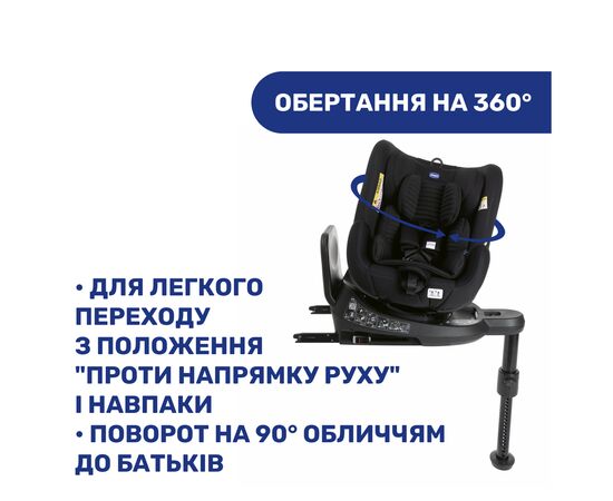 Автокресло Chicco Seat2Fit Air I-Size Черное (79691.72), изображение 4 Автокресло Chicco Seat2Fit Air I-Size Черное (79691.72), изображение 4