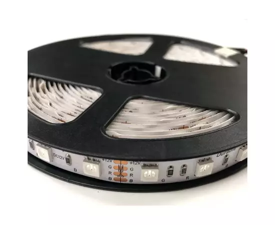 Светодиодная лента LED-STIL RGB 14,4 Вт/м 5050 60 діодів IP33 24 Вольта 180 lm кольорова (DFN5050-60A-IP33-RGB-24V), изображение 8 Светодиодная лента LED-STIL RGB 14,4 Вт/м 5050 60 діодів IP33 24 Вольта 180 lm кольорова (DFN5050-60A-IP33-RGB-24V), изображение 8