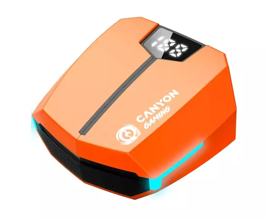 Наушники Canyon GTWS-2 Gaming Orange (CND-GTWS2O), изображение 5 Наушники Canyon GTWS-2 Gaming Orange (CND-GTWS2O), изображение 5