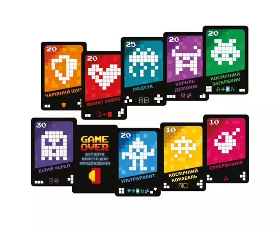 Настольная игра Geekach Games Аркадный автомат (Insert Coin to play) украинский (GKCH101ICP), изображение 5 Настольная игра Geekach Games Аркадный автомат (Insert Coin to play) украинский (GKCH101ICP), изображение 5