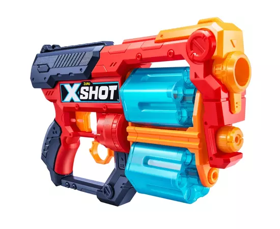 Игрушечное оружие Zuru X-Shot Red Быстрострельный бластер EXCEL Xcess TK-12 (16 патронов) (36436R), изображение 2 Игрушечное оружие Zuru X-Shot Red Быстрострельный бластер EXCEL Xcess TK-12 (16 патронов) (36436R), изображение 2