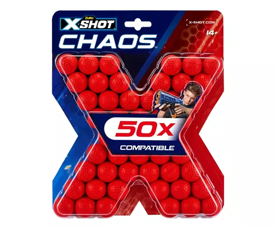 Іграшкова зброя Zuru X-Shot Набір кульок CHAOS (50 шт.) (36327Z)