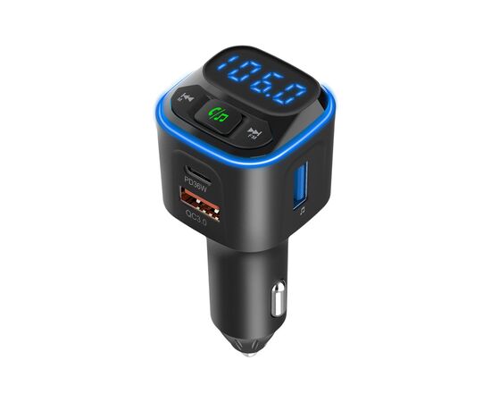 FM модулятор Gelius Tune GP-FMT051 (PD/QC) 36 Watt Black (GP-FMT051)