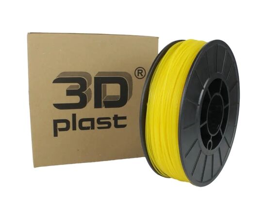 Пластик для 3D-принтера 3Dplast PLA 1.75мм, 0.85кг, transparently-yellow (3DPLA17508CYL)