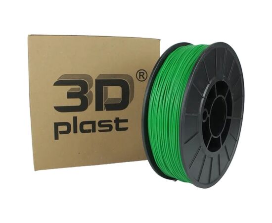 Пластик для 3D-принтера 3Dplast PLA 1.75мм, 0.85кг, transparently-green (3DPLA17508CGR)