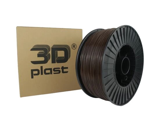 Пластик для 3D-принтера 3Dplast PLA 1.75мм, 3кг, brown (3DPLA1753BRWN)