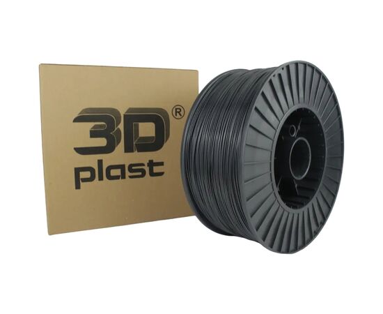Пластик для 3D-принтера 3Dplast PLA 1.75мм, 3кг, gray - graphit (3DPLA1753GRGF)