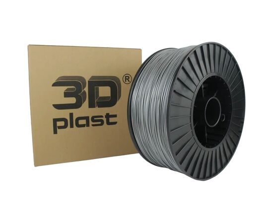 Пластик для 3D-принтера 3Dplast PLA 1.75мм, 3кг, gray - metallic (3DPLA1753GRMT)