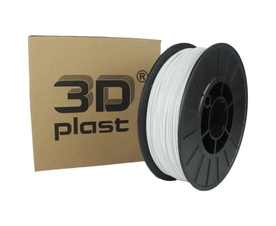 Пластик для 3D-принтера 3Dplast PETG 1.75мм, 0.85кг, white (3DPTG17508WT)
