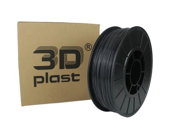 Пластик для 3D-принтера 3Dplast PETG 1.75мм, 0.85кг, gray graphit (3DPTG17508GGF)