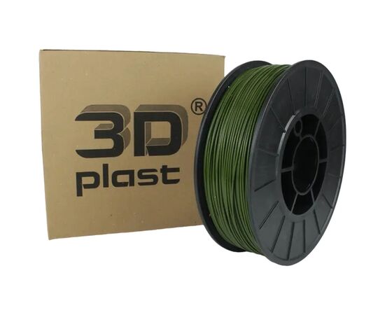 Пластик для 3D-принтера 3Dplast PETG 1.75мм, 0.85кг, khaki (3DPTG17508HKI)