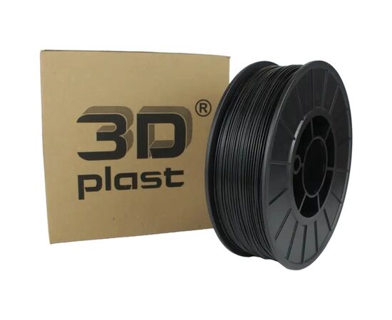 Пластик для 3D-принтера 3Dplast PETG 1.75мм, 0.85кг, black (3DPTG17508BLK)
