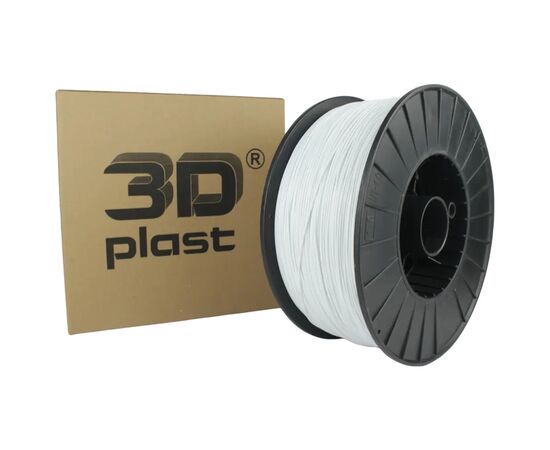 Пластик для 3D-принтера 3Dplast PETG 1.75мм, 3кг, white (3DPTG1753WHT)