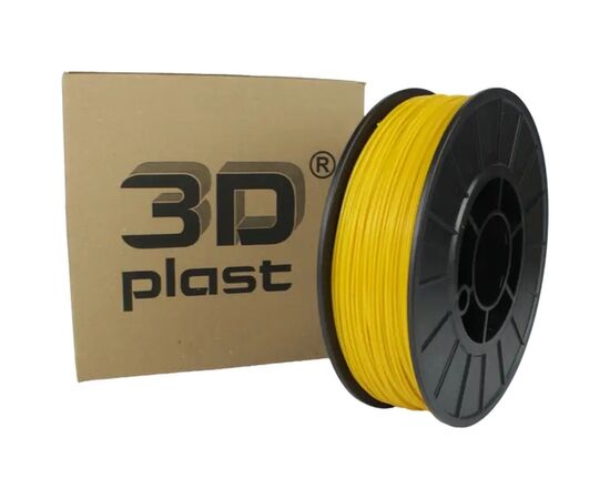 Пластик для 3D-принтера 3Dplast PETG 1.75мм, 3кг, yellow (3DPTG1753YLO)