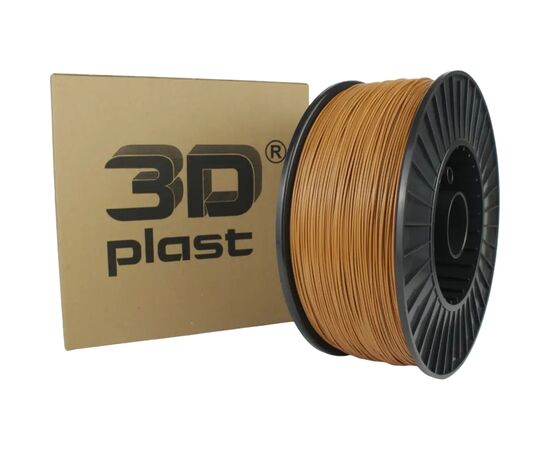 Пластик для 3D-принтера 3Dplast PETG 1.75мм, 3кг, coyote (3DPTG1753KYT)