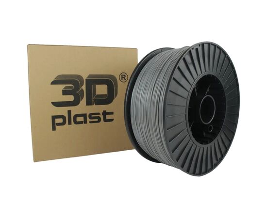 Пластик для 3D-принтера 3Dplast PETG 1.75мм, 3кг, gray (3DPTG1753GRE)