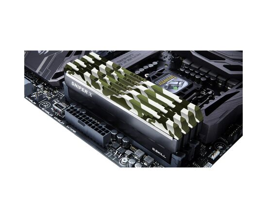 Модуль памяти для компьютера DDR4 32GB (2x16GB) 3200 MHz Sniper X G.Skill (F4-3200C16D-32GSXFB), изображение 3 Модуль памяти для компьютера DDR4 32GB (2x16GB) 3200 MHz Sniper X G.Skill (F4-3200C16D-32GSXFB), изображение 3