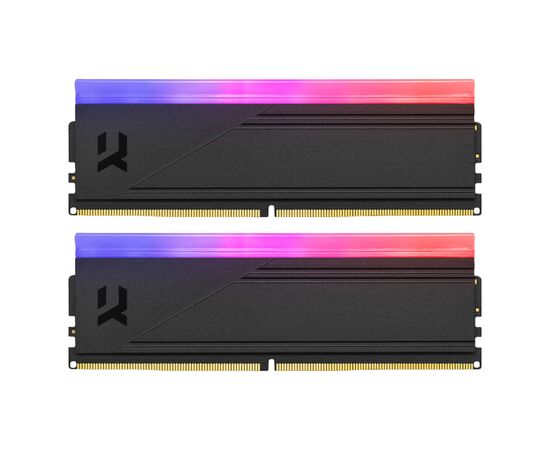 Модуль пам'яті для комп'ютера DDR5 64GB (2x32GB) 6000 MHz IRDM RGB Black Goodram (IRG-60D5L30/64GDC)