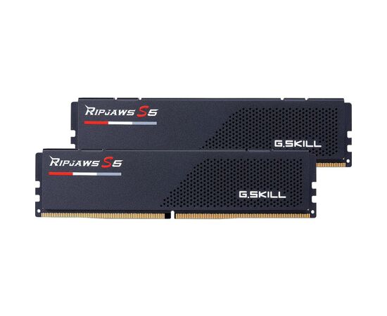 Модуль памяти для компьютера DDR5 48GB (2x24GB) 5200 MHz Ripjaws S5 Black G.Skill (F5-5200J4040A24GX2-RS5K), изображение 2 Модуль памяти для компьютера DDR5 48GB (2x24GB) 5200 MHz Ripjaws S5 Black G.Skill (F5-5200J4040A24GX2-RS5K), изображение 2