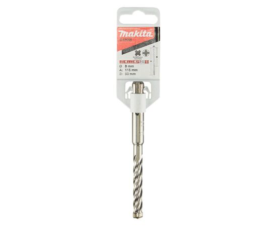 Бур Makita SDS-PLUS Nemesis II 8x115 мм (B-58095), изображение 2 Бур Makita SDS-PLUS Nemesis II 8x115 мм (B-58095), изображение 2