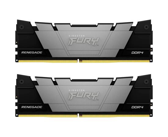 Модуль памяти для компьютера DDR4 16GB (2x8GB) 4800 MHz Renegade Black Kingston Fury (ex.HyperX) (KF448C19RB2K2/16), изображение 2 Модуль памяти для компьютера DDR4 16GB (2x8GB) 4800 MHz Renegade Black Kingston Fury (ex.HyperX) (KF448C19RB2K2/16), изображение 2
