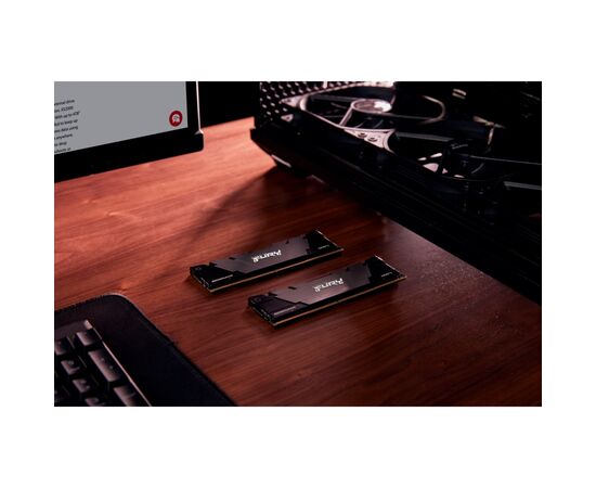Модуль памяти для компьютера DDR4 16GB (2x8GB) 4800 MHz Renegade Black Kingston Fury (ex.HyperX) (KF448C19RB2K2/16), изображение 9 Модуль памяти для компьютера DDR4 16GB (2x8GB) 4800 MHz Renegade Black Kingston Fury (ex.HyperX) (KF448C19RB2K2/16), изображение 9