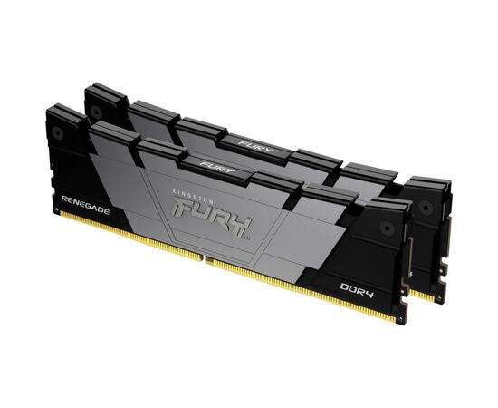 Модуль памяти для компьютера DDR4 16GB (2x8GB) 4800 MHz Renegade Black Kingston Fury (ex.HyperX) (KF448C19RB2K2/16)