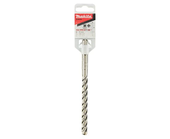 Бур Makita SDS-PLUS Nemesis II 10x165 мм (B-58207), изображение 3 Бур Makita SDS-PLUS Nemesis II 10x165 мм (B-58207), изображение 3
