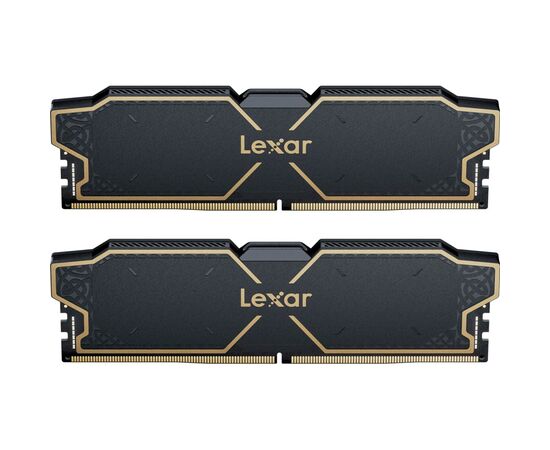 Модуль пам'яті для комп'ютера DDR5 32GB (2x16GB) 6000 MHz Thor Black Lexar (LD5U16G60C38LG-RGD)