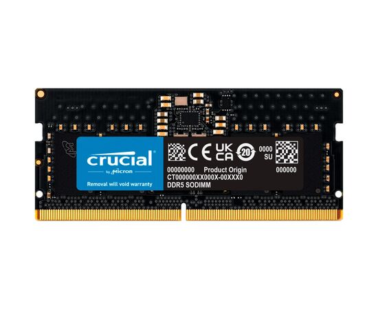 Модуль пам'яті для ноутбука SoDIMM DDR5 8GB 5600 MHz Micron (CT8G56C46S5T)