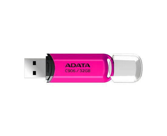USB флеш накопитель ADATA 32GB C906 Pink USB 2.0 (AC906-32G-RPP), изображение 2 USB флеш накопитель ADATA 32GB C906 Pink USB 2.0 (AC906-32G-RPP), изображение 2