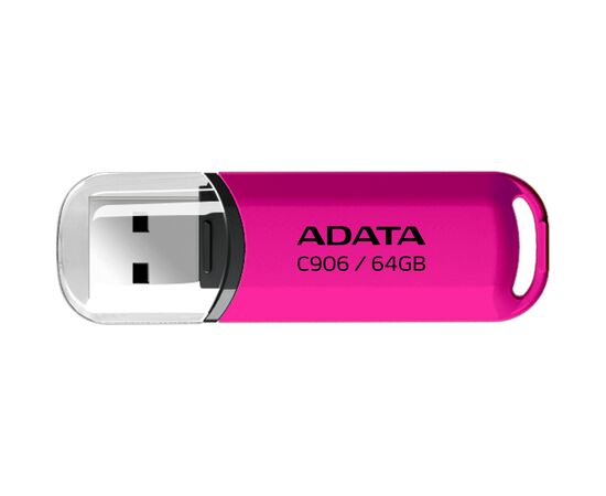 USB флеш накопичувач ADATA 64GB C906 Pink USB 2.0 (AC906-64G-RPP)