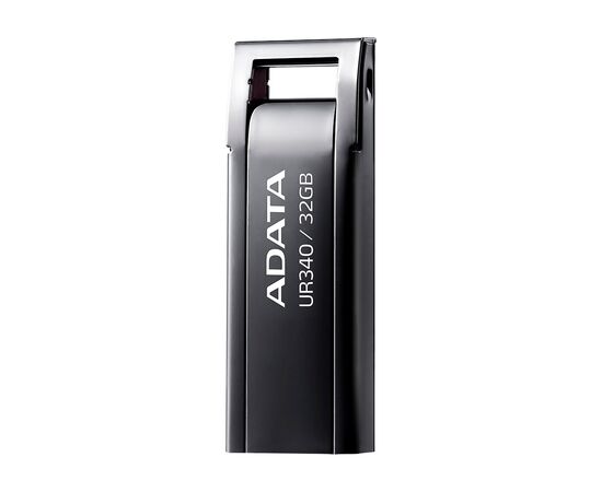 USB флеш накопитель ADATA 32GB UR340 Black USB 3.2 (AROY-UR340-32GBK), изображение 3 USB флеш накопитель ADATA 32GB UR340 Black USB 3.2 (AROY-UR340-32GBK), изображение 3