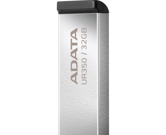 USB флеш накопитель ADATA 32GB UR350 Silver-Black USB 3.2 (UR350-32G-RSR/BK), изображение 3 USB флеш накопитель ADATA 32GB UR350 Silver-Black USB 3.2 (UR350-32G-RSR/BK), изображение 3