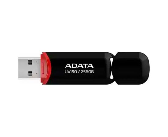 USB флеш накопитель ADATA 256GB UV150 Black USB 3.2 (AUV150-256G-RBK), изображение 2 USB флеш накопитель ADATA 256GB UV150 Black USB 3.2 (AUV150-256G-RBK), изображение 2