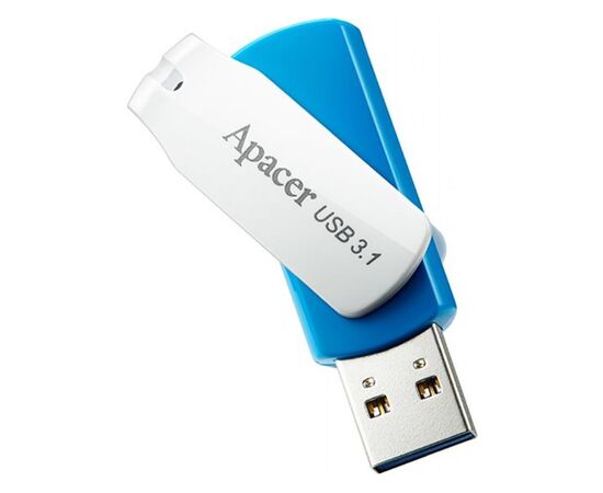 USB флеш накопитель Apacer 128GB AH357 Ocean Blue USB 3.2 (AP128GAH357U-1), изображение 2 USB флеш накопитель Apacer 128GB AH357 Ocean Blue USB 3.2 (AP128GAH357U-1), изображение 2