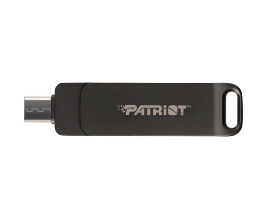 USB флеш накопичувач Patriot 32GB Rage R550 Matte Black USB 3.2/Type-C (PE32GR550DSAD), зображення 3 USB флеш накопичувач Patriot 32GB Rage R550 Matte Black USB 3.2/Type-C (PE32GR550DSAD), зображення 3