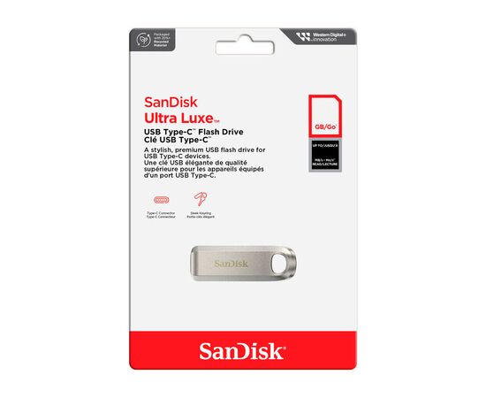 USB флеш накопитель SanDisk 32GB Ultra Luxe Type-C USB 3.2 (SDCZ75-032G-G46), изображение 5 USB флеш накопитель SanDisk 32GB Ultra Luxe Type-C USB 3.2 (SDCZ75-032G-G46), изображение 5