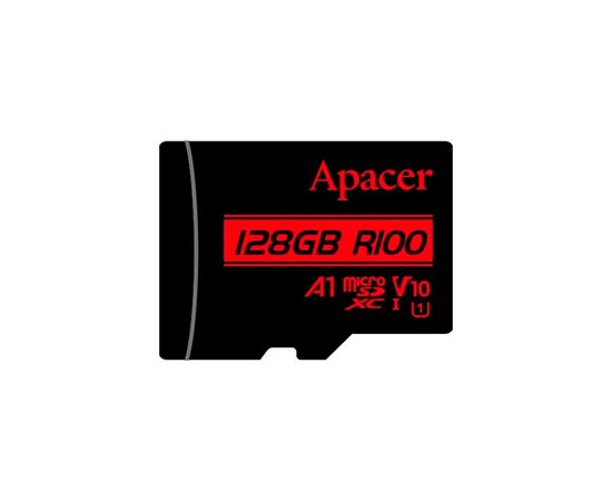Карта пам'яті Apacer 128GB microSD class 10 UHS-I V10 A1 (AP128GMCSX10UB-RA)